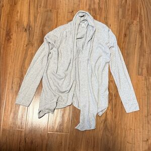 Old Navy Gray Draped Cardigan